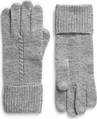 MSGM logo-embroidered knitted gloves - Grey