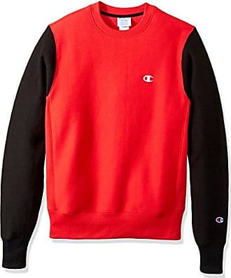 black and red champion sweatshirt