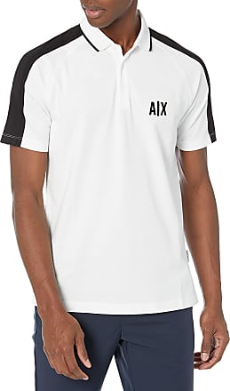 ARMANI Armani Exchange A|X Mens Smart Polo Shirt White 