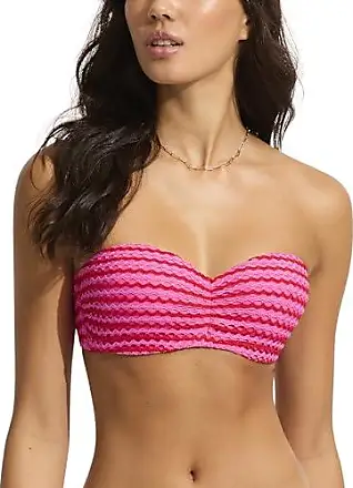 Dive Deeper Rose Pink Ribbed V-Cut Bikini Bottom