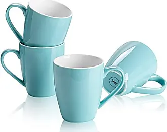 Sweese Porcelain Tea Mug with Infuser and Lid, Turquoise