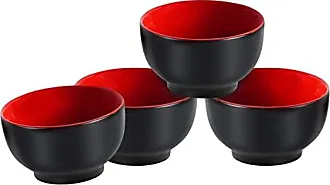 Bruntmor Red 24 Oz x 4 Soup Mug Set - French Onion Soup Cups, 24
