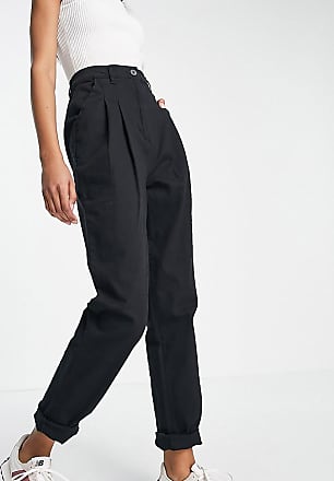 Flare-broek Van Crushed Fluweel Dames Kleding voor voor Broeken pantalons en chinos voor Broeken met rechte pijp ASOS Fluweel Asos Design Petite 