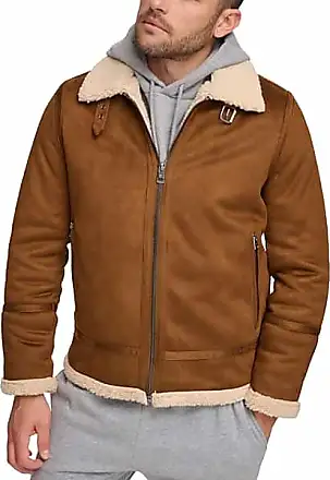 Loose Fit Hooded Canvas Jacket - Beige/paisley-patterned - Men
