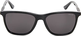 Police Sunglasses S8843 Cube 4 531V Semi-Matt Black Grey Mirror Green 