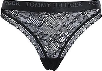 Tommy Hilfiger Underwear Lace Tanga Brief Black Women's