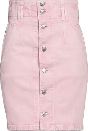 Falda de decoración de Color liso para mujer, faldas cortas de moda, Color  liso, rosa, rosa