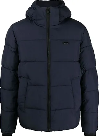 Calvin Klein bonded ripstop jacket in dark blue, IetpShops, Balenciaga  Philipp Plein hooded sports jacket