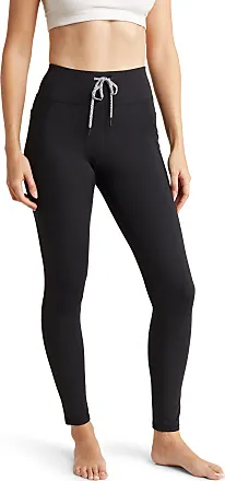 Buy Yogalicious High Waist Ultra Soft Ankle Length Leggings with Pockets -  Black - XS at