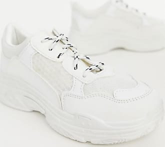 public desire biggie white chunky trainers