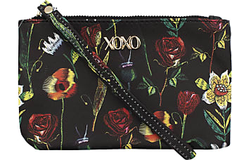  XOXO Women's Large Black & White Gingham Saffiano Multifunction  Solid/Patterned Wristlet : Clothing, Shoes & Jewelry