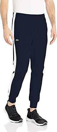 lacoste slim cuffed fleece track pants