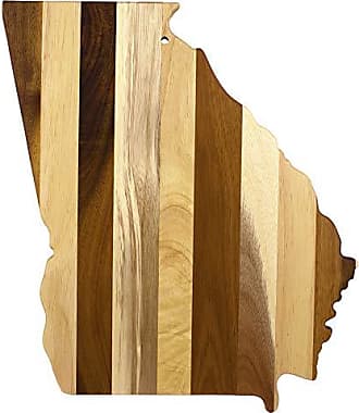 Vellum California Shaped Wood Paper Composite Serving and Cutting Board 14-1/4 x 11