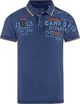 Camp David Camp David Poloshirt Herren Polohemd Shirt Gr S Baumwolle blau #3bce33e 