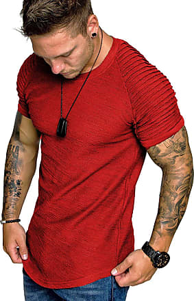 COOFANDY Men's Muscle T Shirts Stretch Short Sleeve V Neck