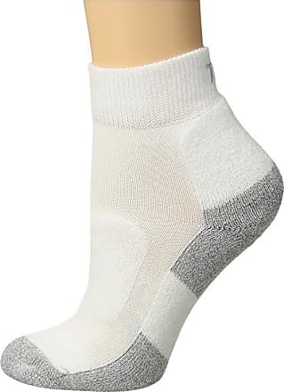 White Thorlos Running Womens Anklet Socks 