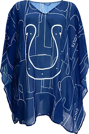 DETROIT LIONS NFL Team Apparel WOMEN Color Blue Embellished Jersey Size  Medium