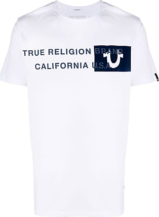 true religion metallic print t shirt