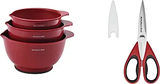  KitchenAid Classic Mixing Bowls, Set of 3, Pistachio & Prep Bowls  with Lids, Set of 4, Pistachio : Clothing, Shoes & Jewelry