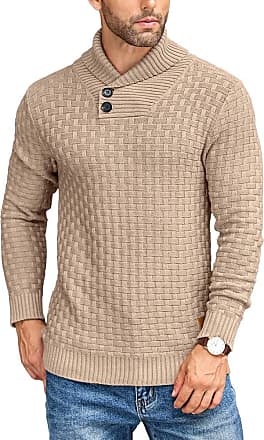 Mens Casual Striped Sweater $38.99  Men sweater, Mens outfits, Men casual