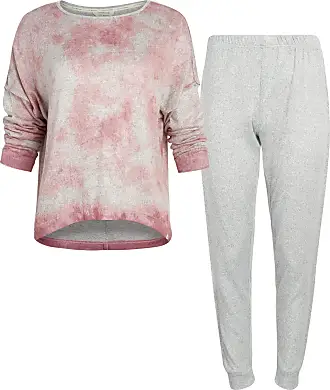 Lucky Brand Women's 3 Piece Pajama Set (Pink Floral, 2X) 