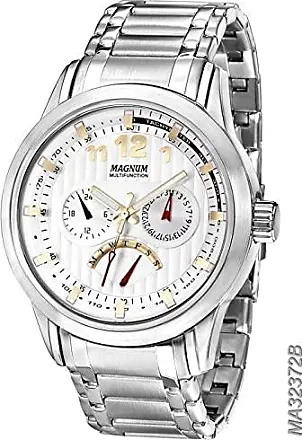 Relógio Magnum Sports Masculino MA31560P Pulseira de Couro