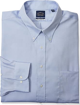 Eagle Men's TALL FIT Dress Shirts Non Iron Stretch Button Down Collar Solid Big and Tall 