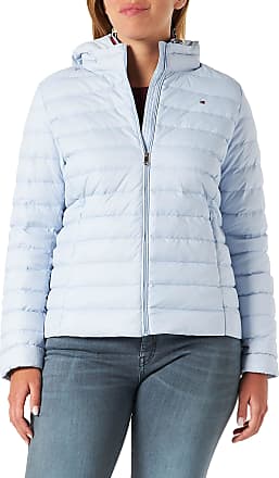 Tommy Hilfiger Synthetic Cybil Nylon Hybrid Coat in Blue Womens Clothing Coats Short coats 
