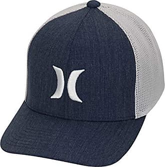 New Hurley One and Textures Flexfit Heather Blue Mens Cap Hat