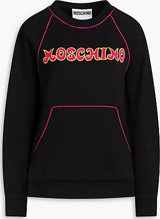 Moschino Kids debossed-logo crewneck sweatshirt - Pink