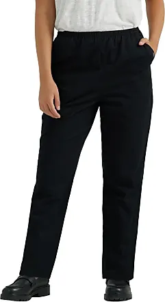 Llaces Clothing - Women's Trousers - Petite Formal Jogger Pants - Black
