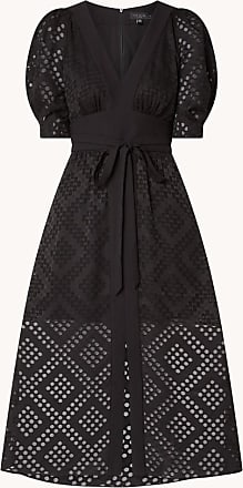 H&M Divided A-lijn jurk wit-zwart volledige print casual uitstraling Mode Jurken A-lijn jurken 