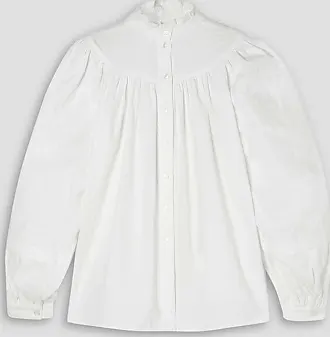 Chloe Ladies Long-sleeve Logo Lace Shirt, Brand Size 38 (US Size 4)