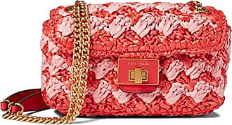 Kate Spade - Red Textured Leather Square Crossbody Bag – Current