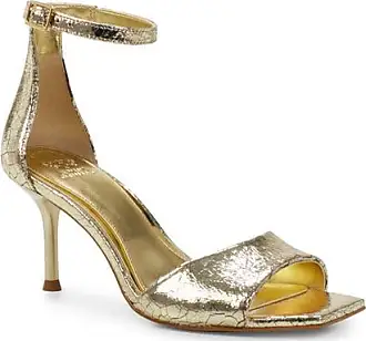  Vince Camuto Women's Footwear Women's Emuel Crystal Dress  Sandal Heeled, True Gold, 5.5