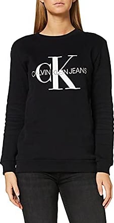 Schwarzer Calvin Klein Pullover Damen Kleidung Hoodies & Pullover Sweater Lange Pullover Calvin Klein Lange Pullover 