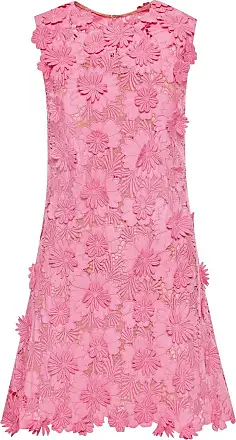 Strapless cotton minidress in pink - Oscar De La Renta