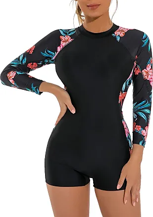 Women Modest Swimwear Islamic Muslim Swimsuit Short Sleeve Zipper