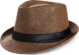 Generic Straw Hat Men Women Casual Beach Trilby Khaki