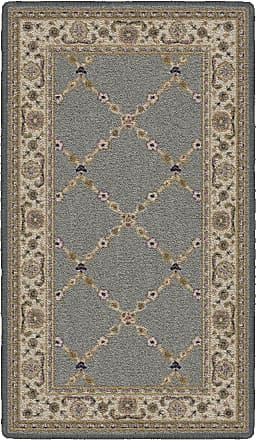 Brumlow Mills Kailani Traditional Neutral Geometric Indoor/Outdoor Area Rug for Living or Dining Room Green 20 x 34 Entryway or Bedroom Carpet Rug Kitchen Rugs 