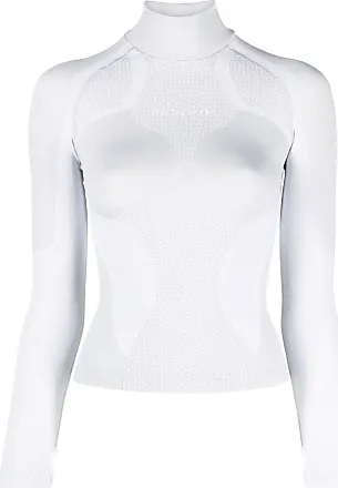 MISBHV high-neck compression top - Neutrals