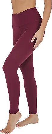 Yogalicious, Pants & Jumpsuits, Red Crop Leggings In Merlot Maroon By Yogalicious  Lux Size Xs