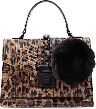 David Jones Cheatah/Brown Women Backpack Paris Brand Elegant NWT Faux  Leather