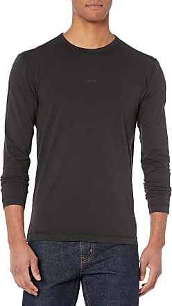Hugo Boss Mens Derol Regular Fit Long Sleeve Reversed Logo Jersey T-Shirt 