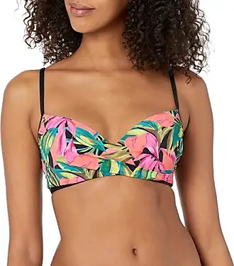 SKYE MANAUS Isabella Triangle Bikini Top - Tropical print