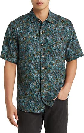 Tommy Bahama Disney Under The Sea Camp Shirt - Blue Freeze