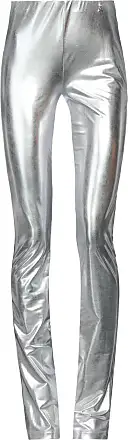 NewL Donne Lucide Metallico Sportivo Leggings Luminoso Matita Pantaloni  Fitness Moda Jeggings Candy Colore Pantaloni, Argento, S : : Moda