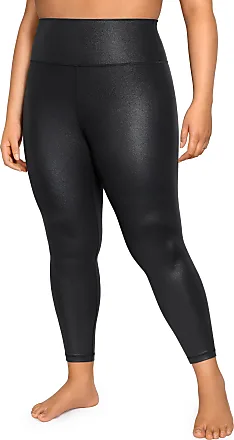 CRZ YOGA Women's Stretchy Faux Leather Leggings Yoga Pants High Waisted  Workout Leggings with Pockets - 23 Inches Black Lizard 6 : :  Fashion