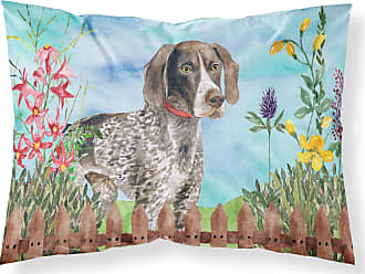 Multicolor Carolines Treasures BB7389PILLOWCASE Polkadot Hippopotamus Watercolor Fabric Standard Pillowcase Standard 