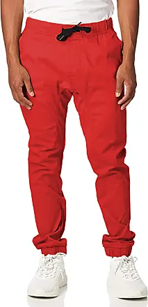 Baleaf Large Jogger Style Pants Maroon Pockets Active Drawstring
